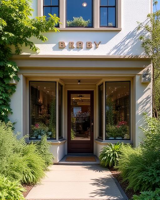 The inviting storefront of Blossom Cadence on Evergreen Way